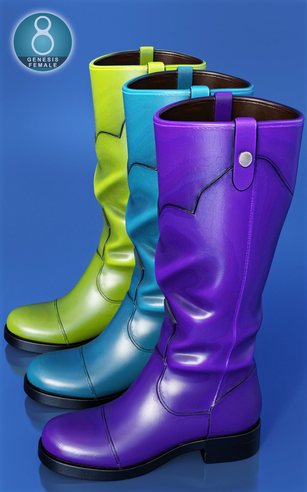 Frontier Strider Boots for G8F by N/A