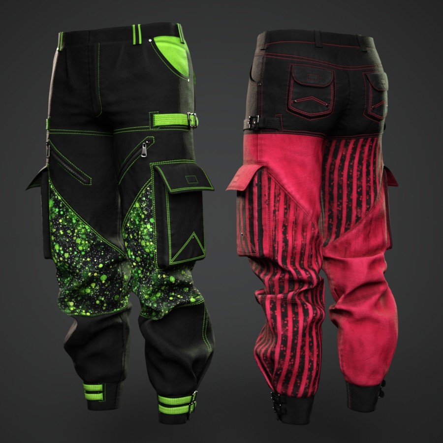 Versatility for dForce Cargo Pants and Shorts (12 New MATs) by N/A