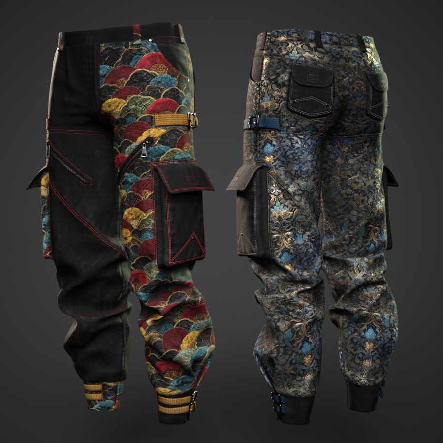 Versatility for dForce Cargo Pants and Shorts (12 New MATs) by N/A