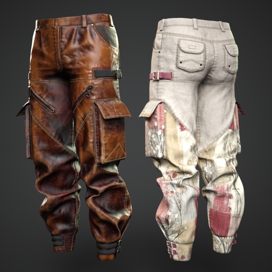 Versatility for dForce Cargo Pants and Shorts (12 New MATs) by N/A