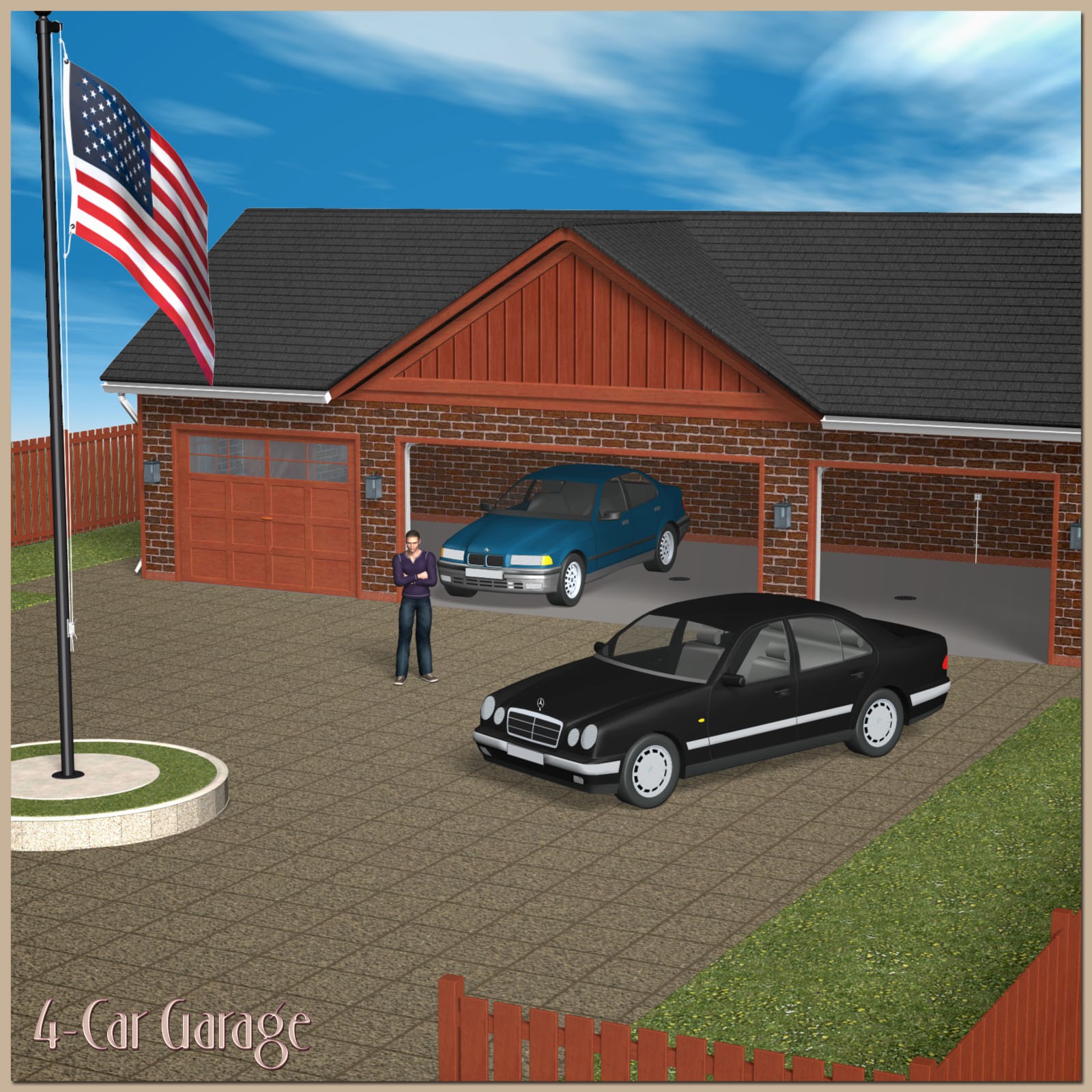 4-Car Garage by N/A
