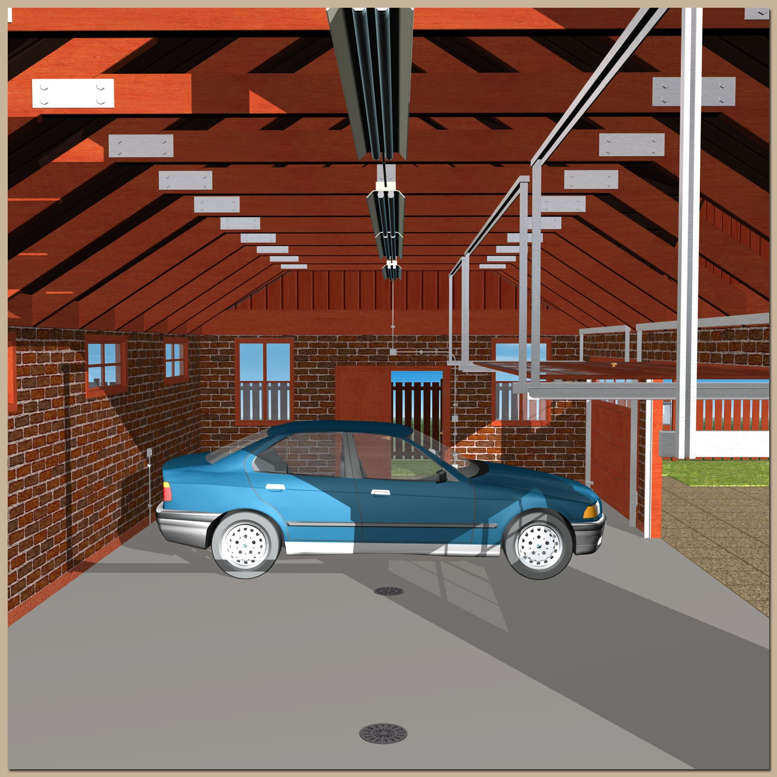 4-Car Garage by N/A