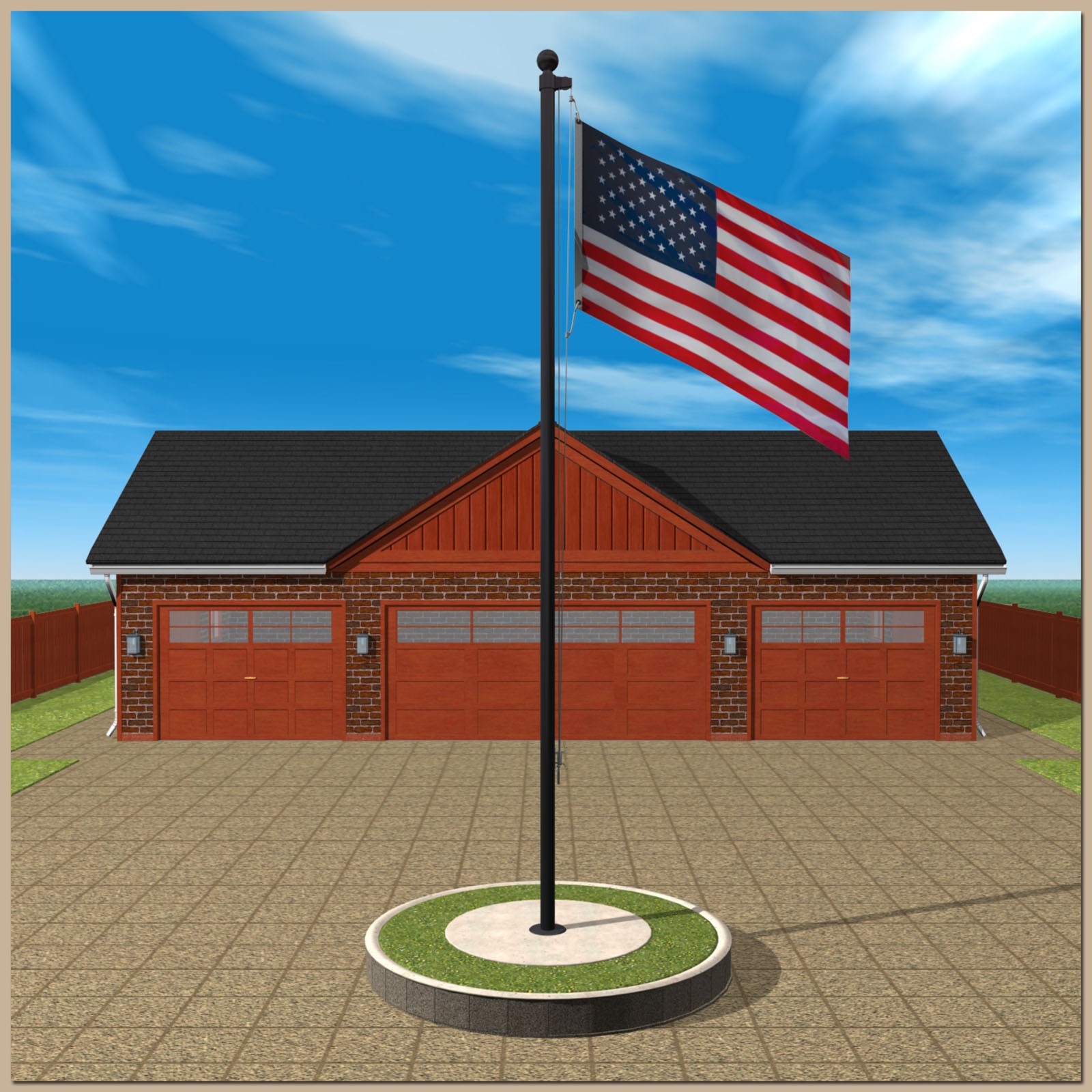 4-Car Garage by N/A