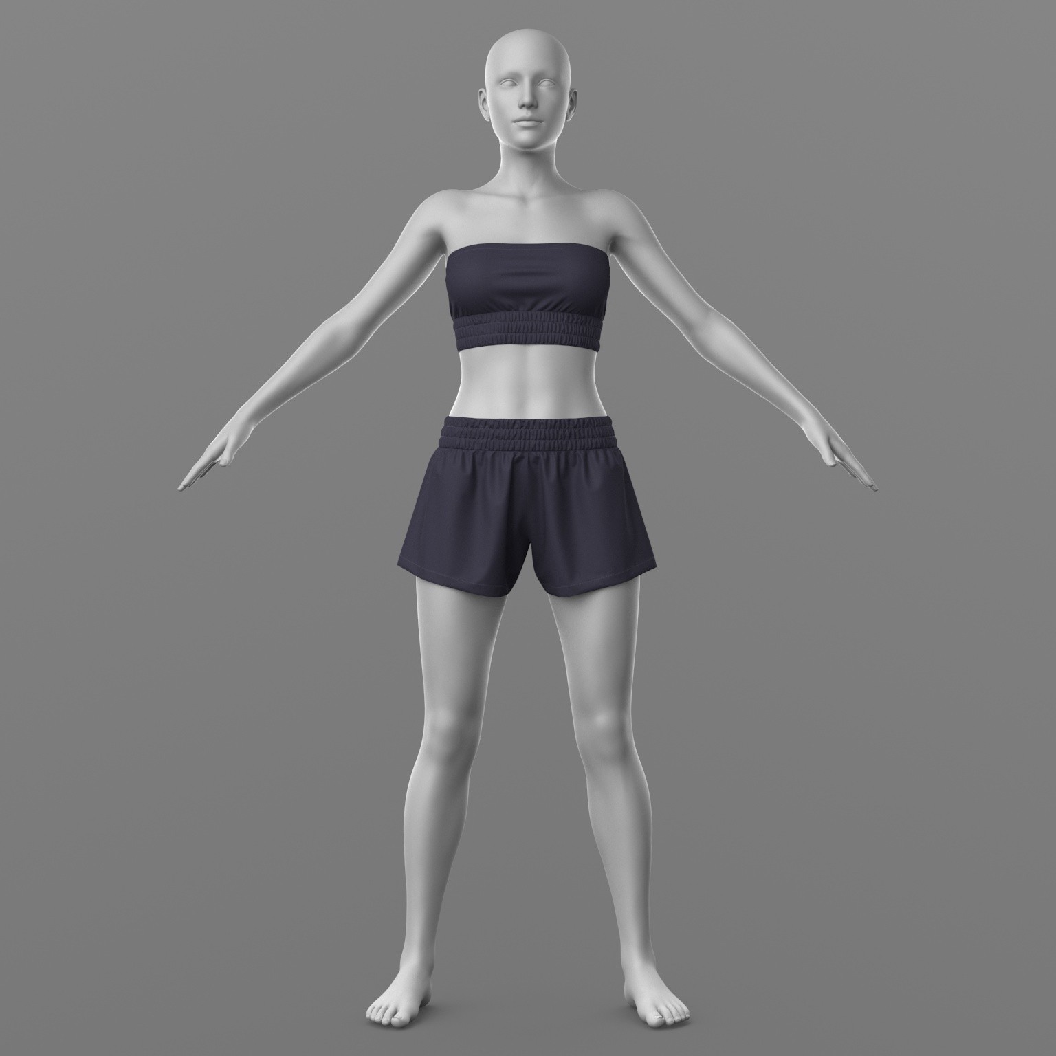 Shorts and Top G8 Female by N/A