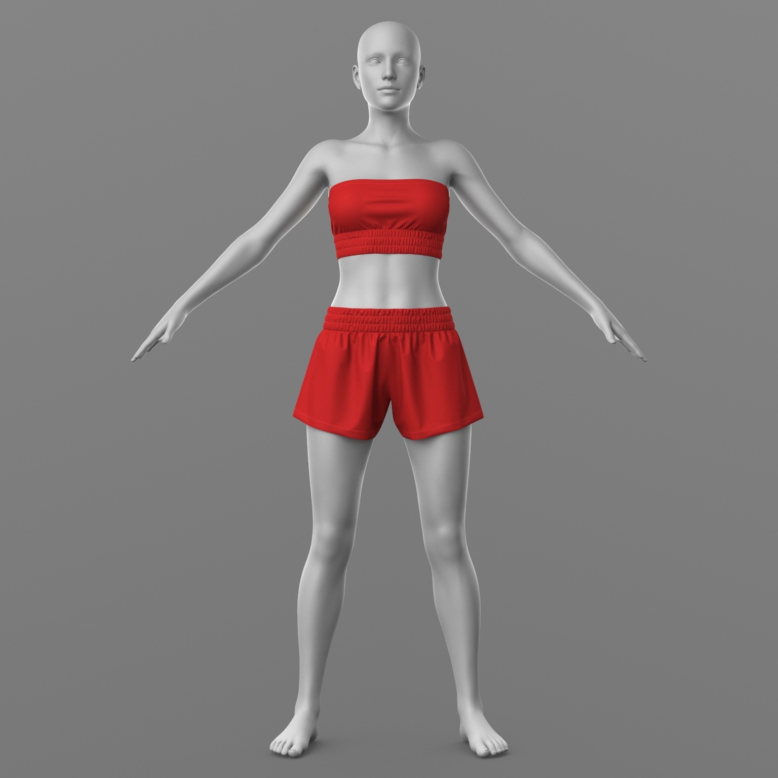 Shorts and Top G8 Female by N/A