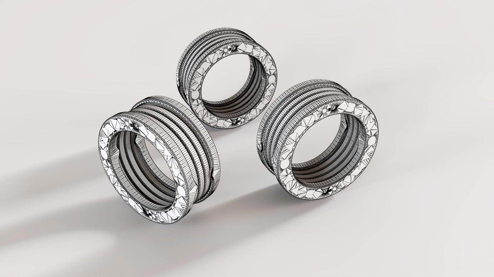 Spiral Ring - Luxury 3D Jewelry Model by N/A