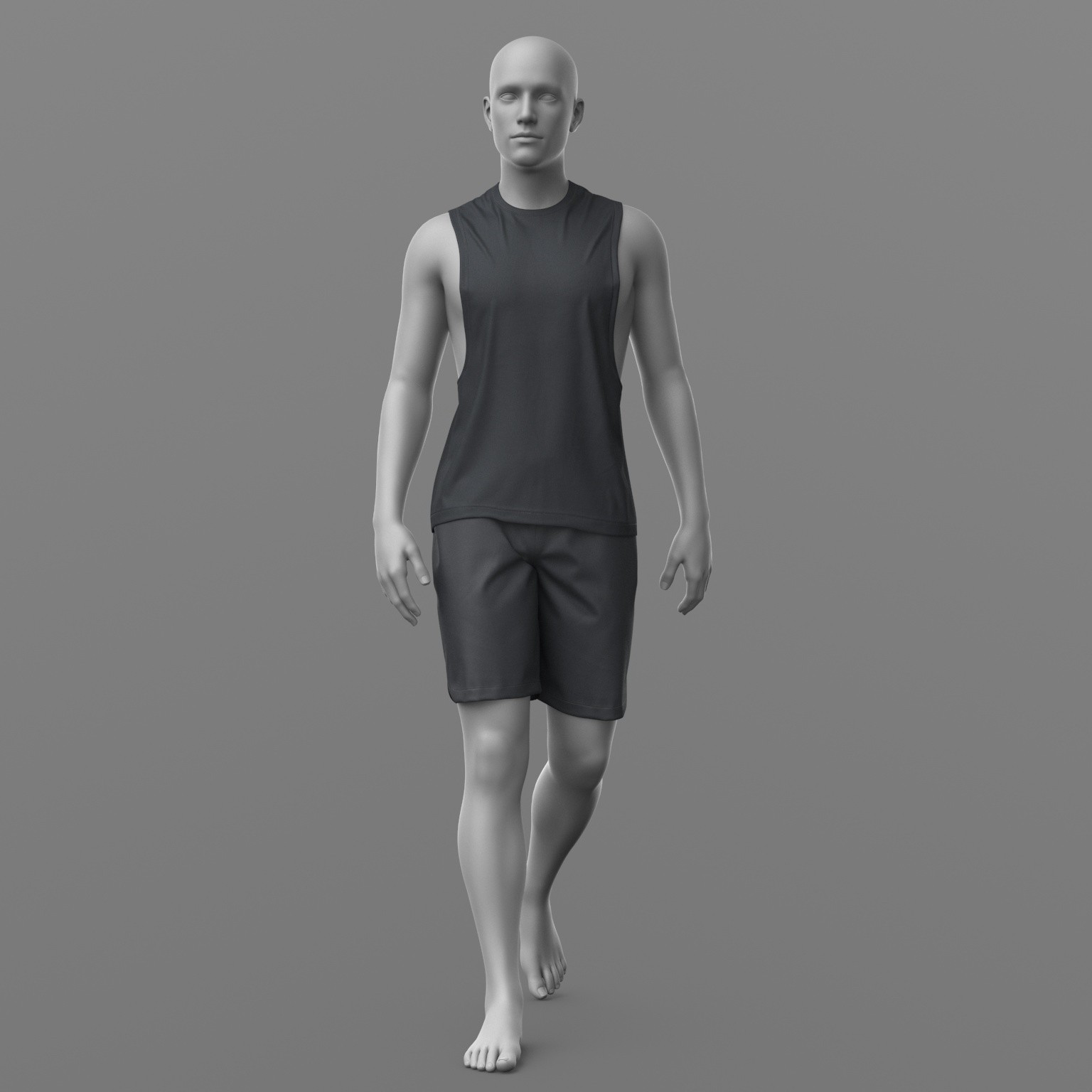 Tank Top and Shorts G8 Male by N/A
