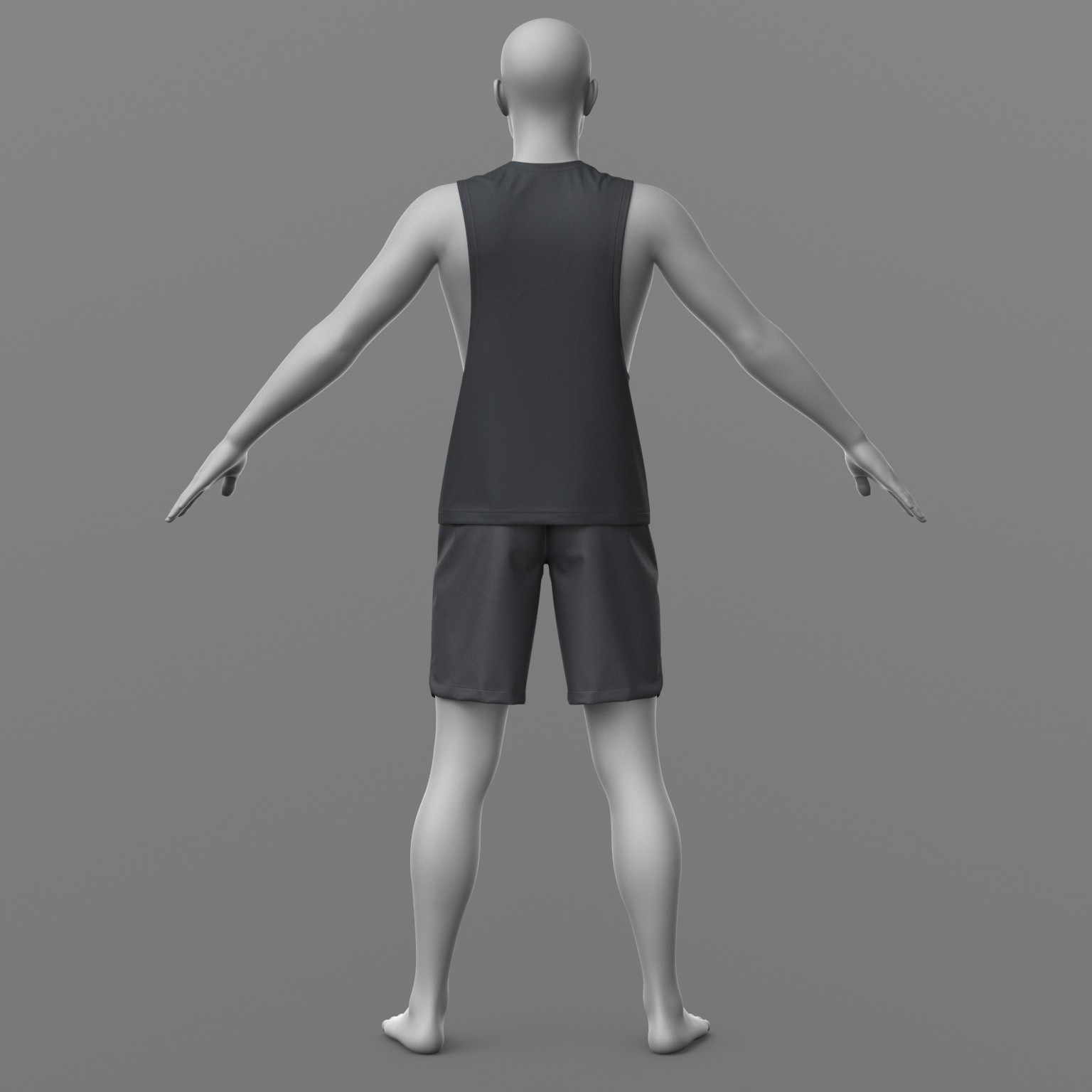 Tank Top and Shorts G8 Male by N/A