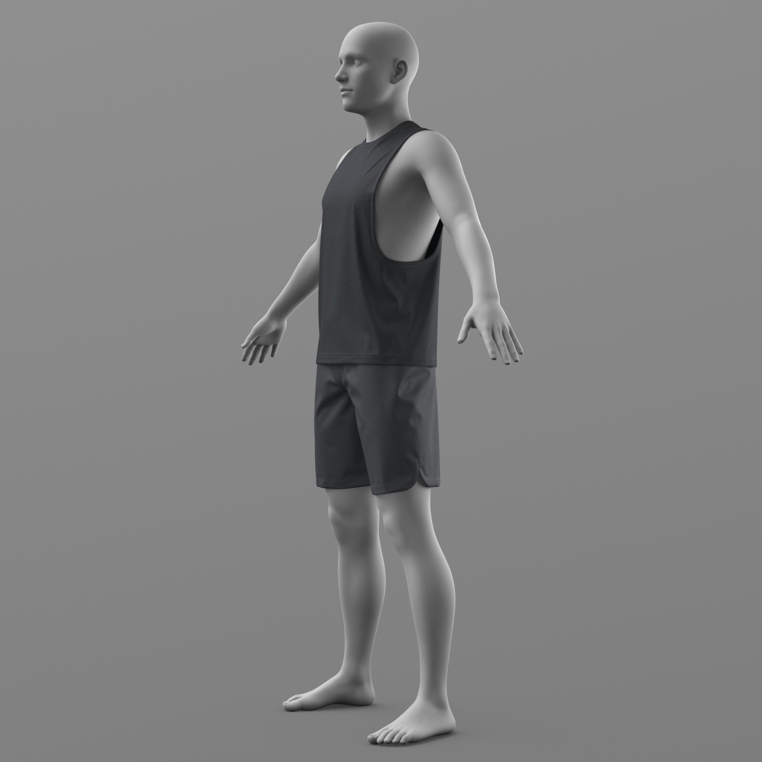 Tank Top and Shorts G8 Male by N/A