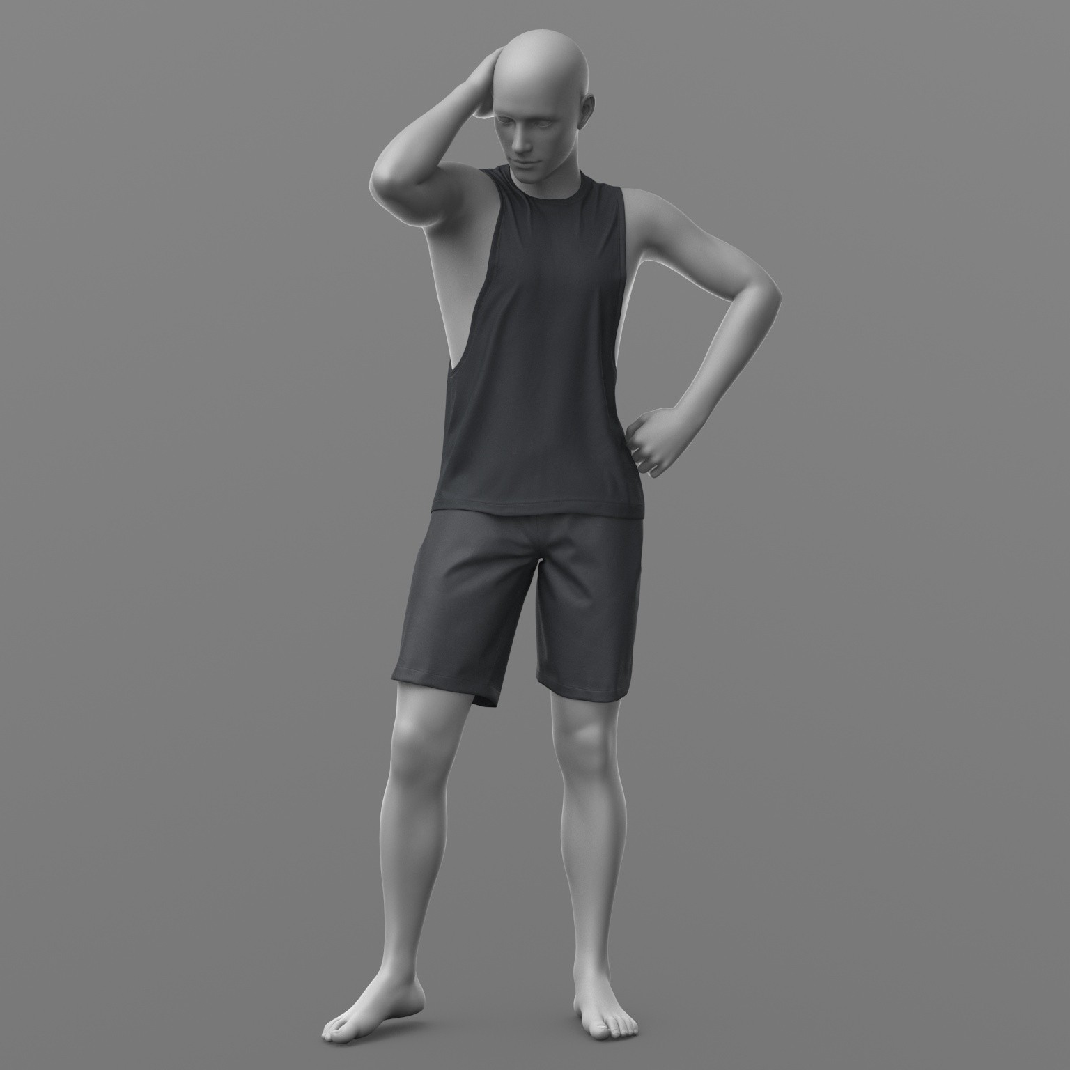 Tank Top and Shorts G8 Male by N/A