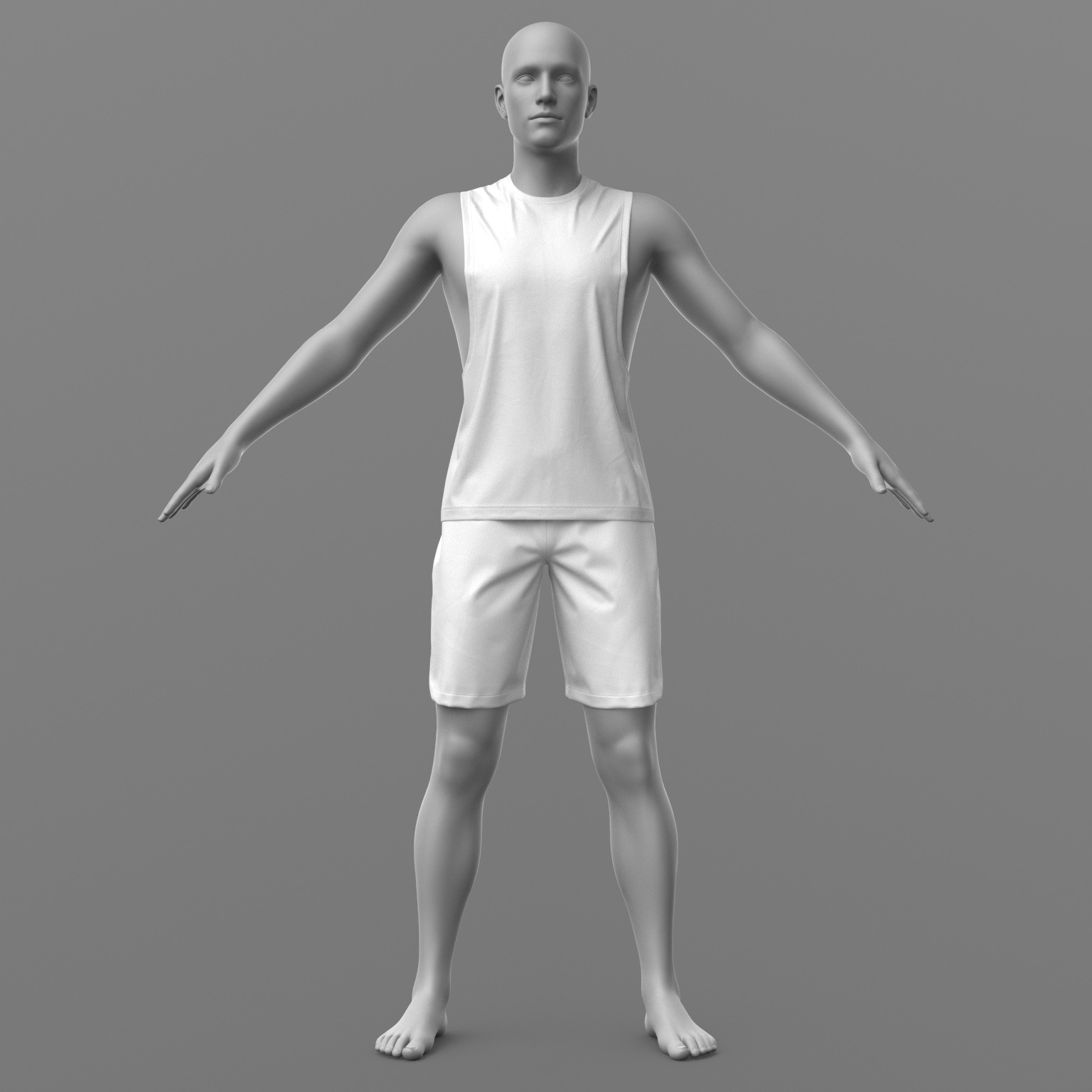 Tank Top and Shorts G8 Male by N/A