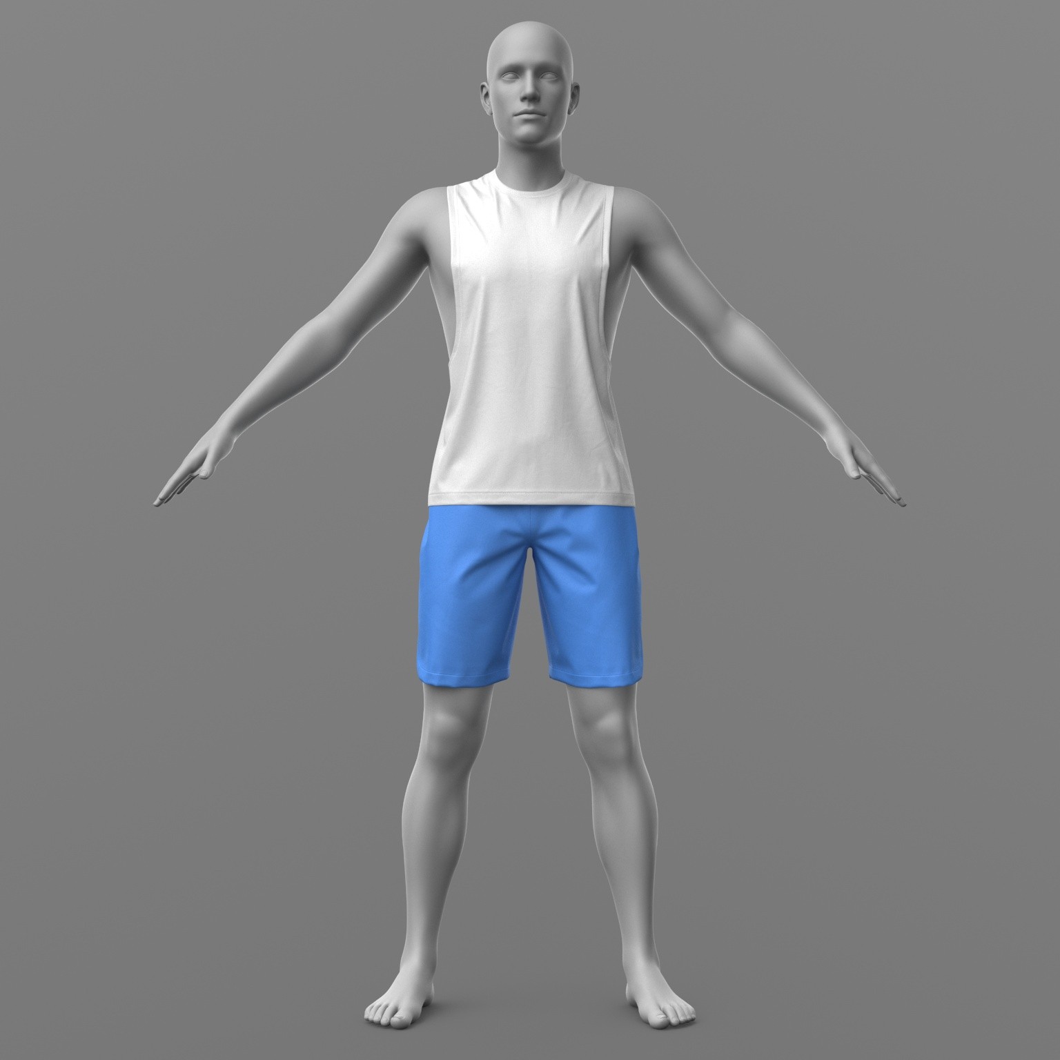 Tank Top and Shorts G8 Male by N/A