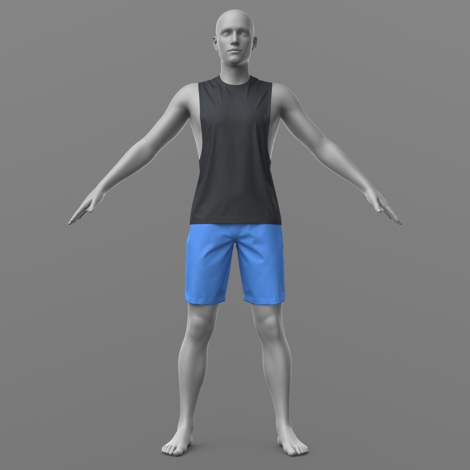 Tank Top and Shorts G8 Male by N/A