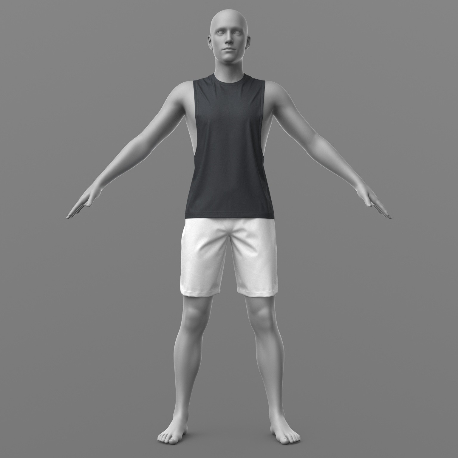 Tank Top and Shorts G8 Male by N/A