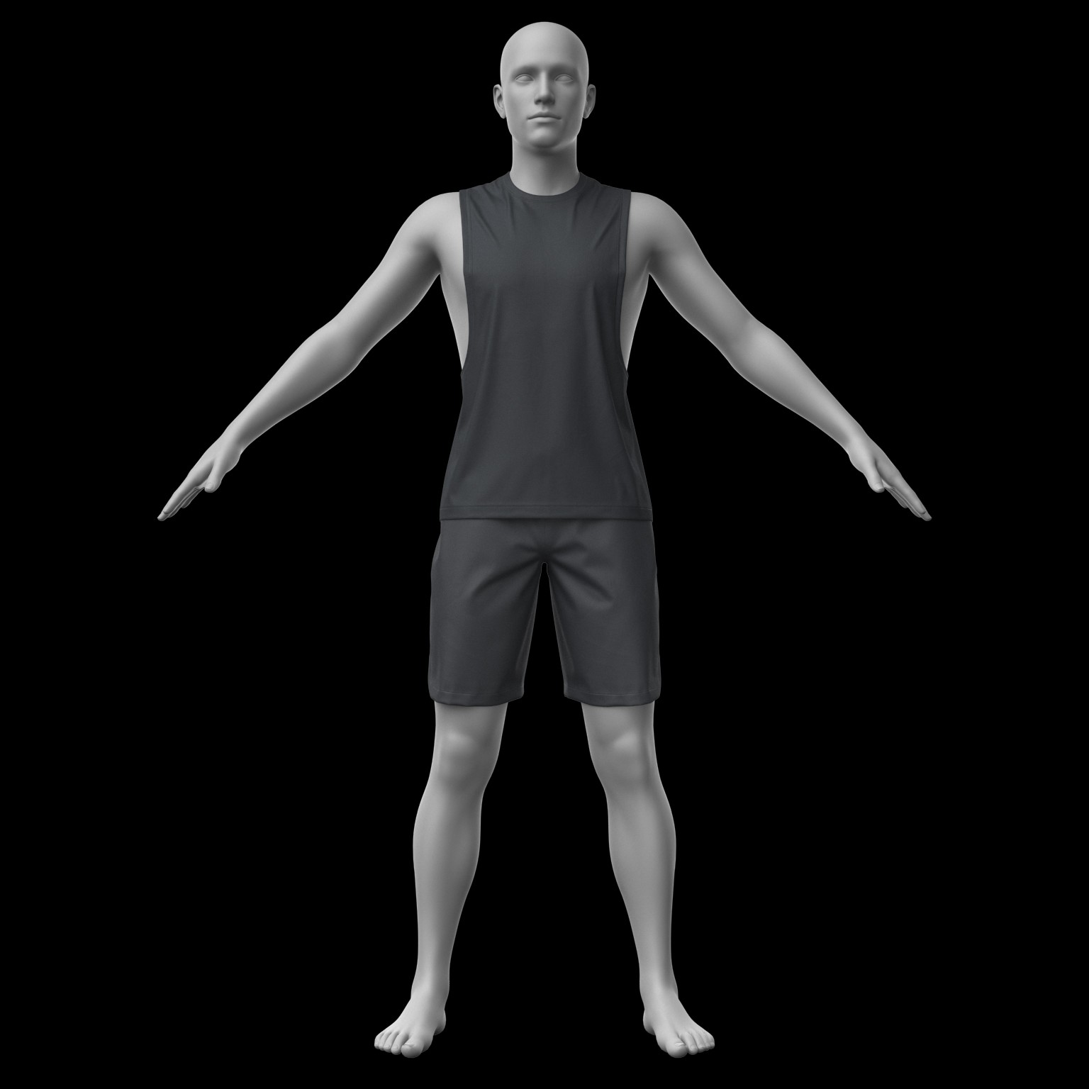 Tank Top and Shorts G8 Male by N/A