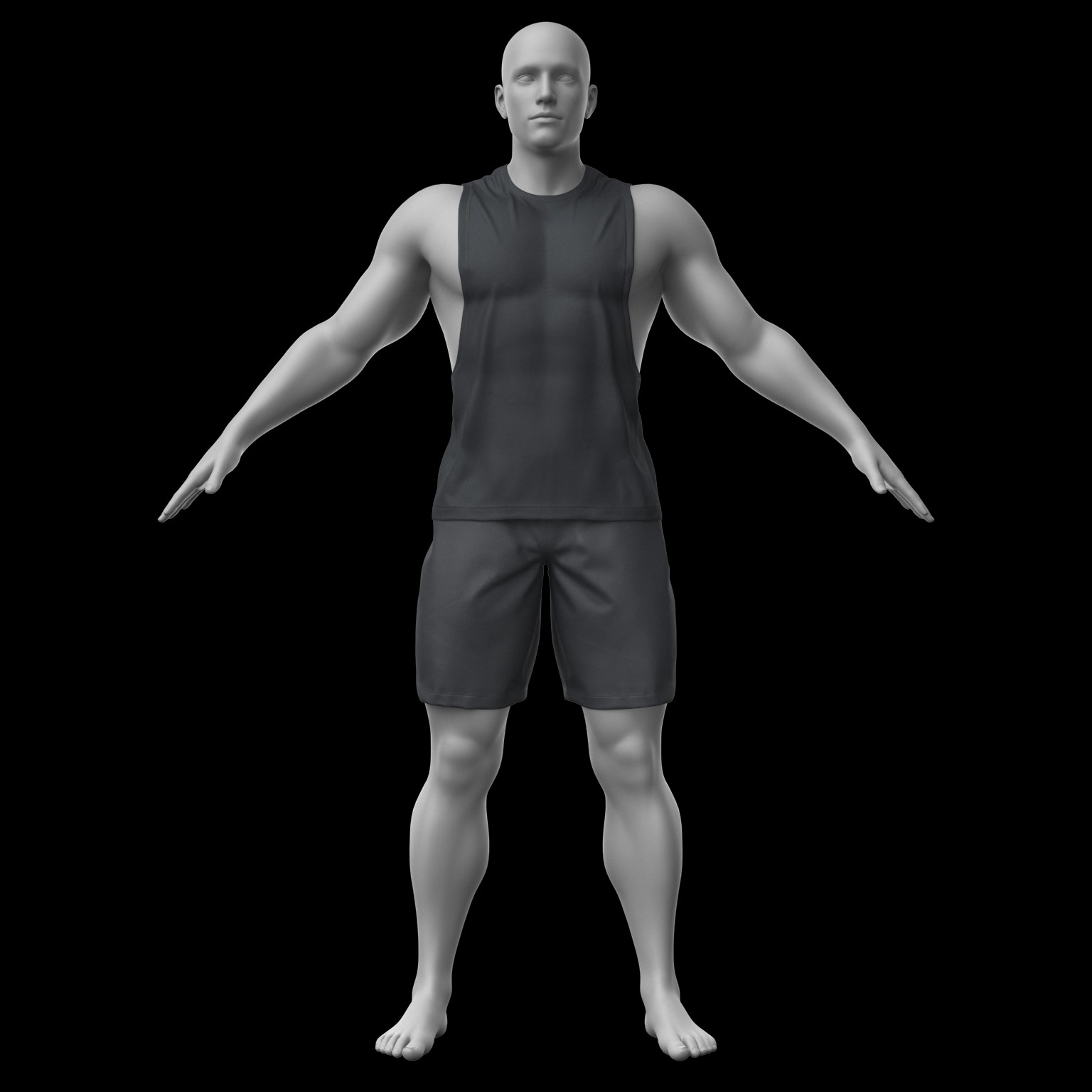 Tank Top and Shorts G8 Male by N/A