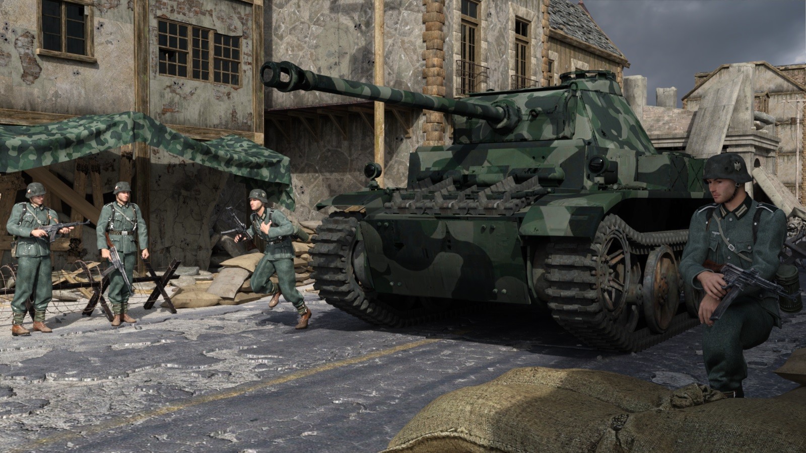 WW2 Town Ruins for DAZ by N/A