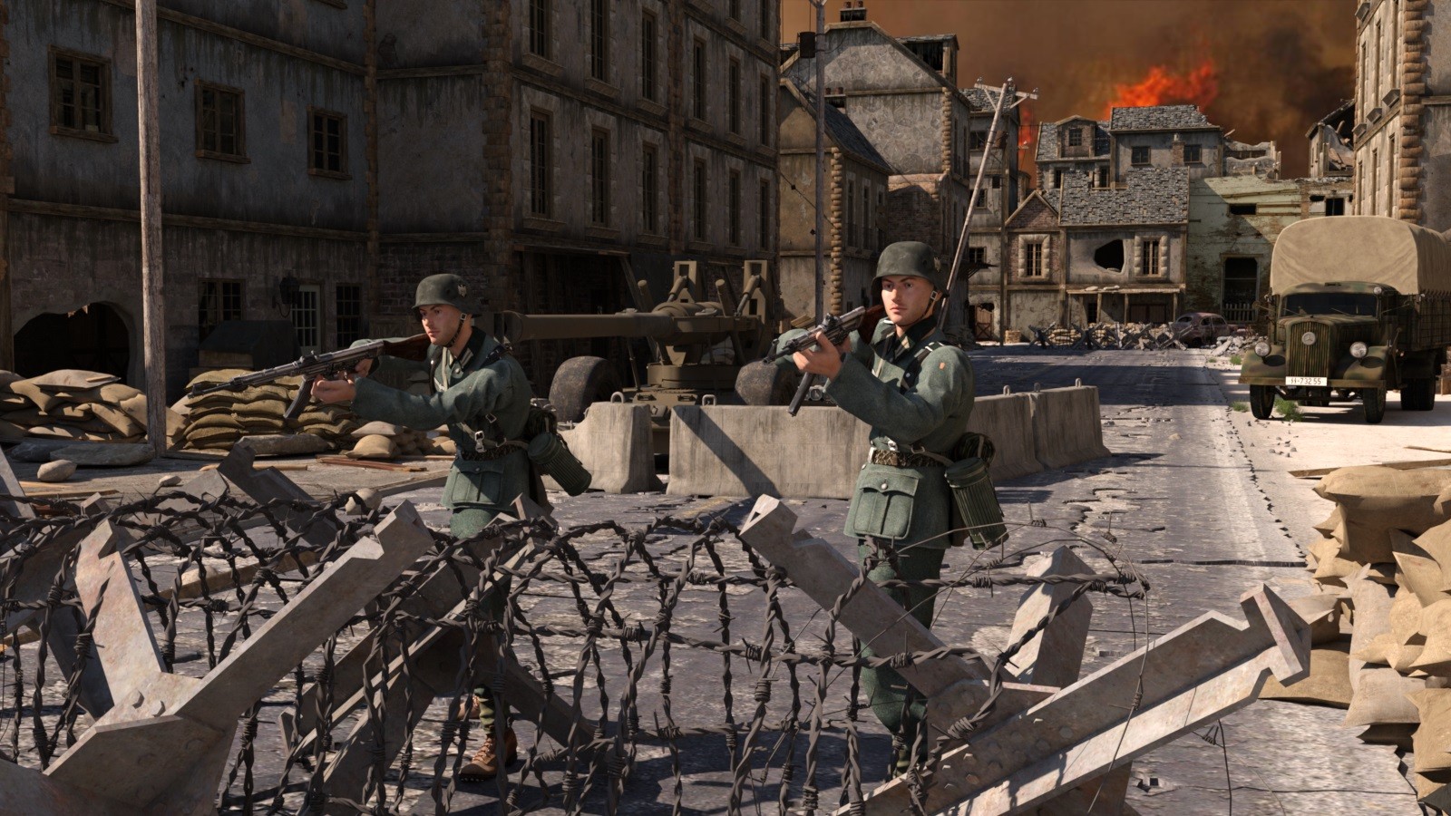 WW2 Town Ruins for DAZ by N/A