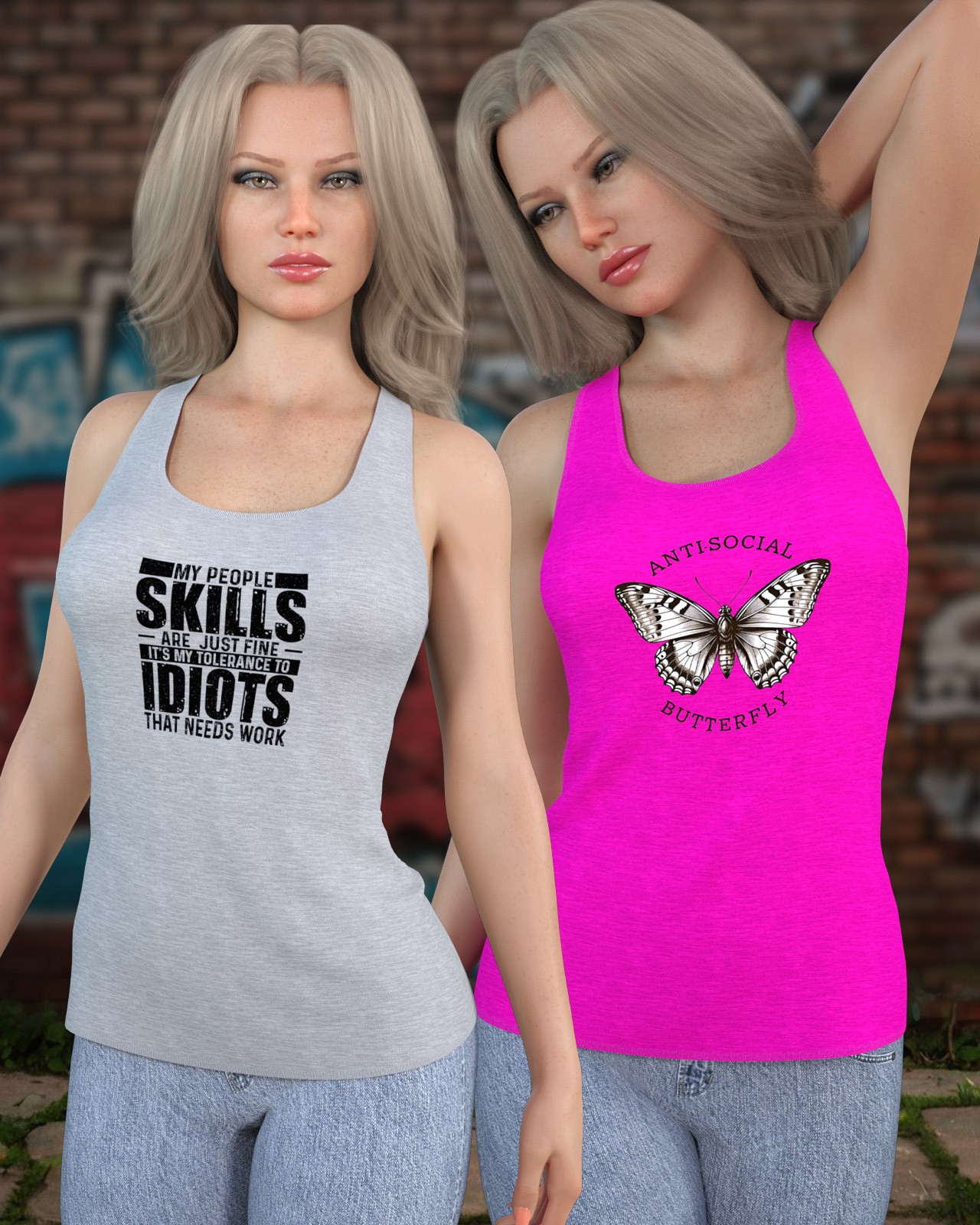 dforce - Classic Tank - Genesis 8 and 9 by N/A