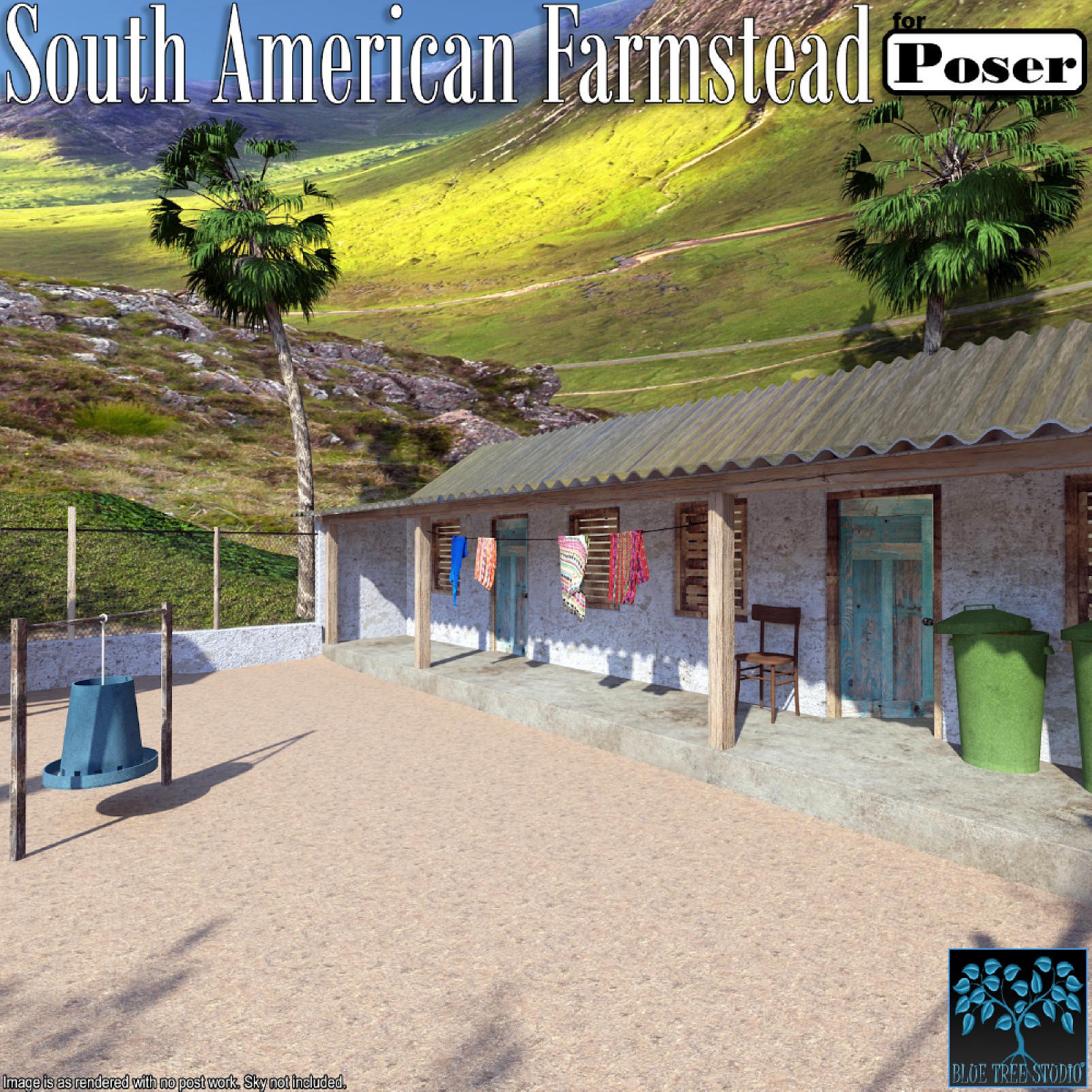 South American Farmstead for Poser by N/A