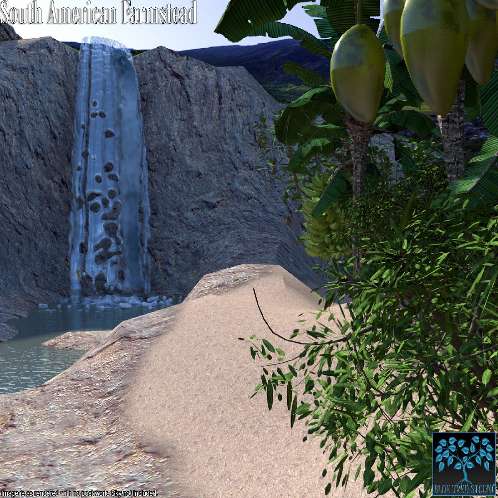 South American Farmstead for Poser by N/A