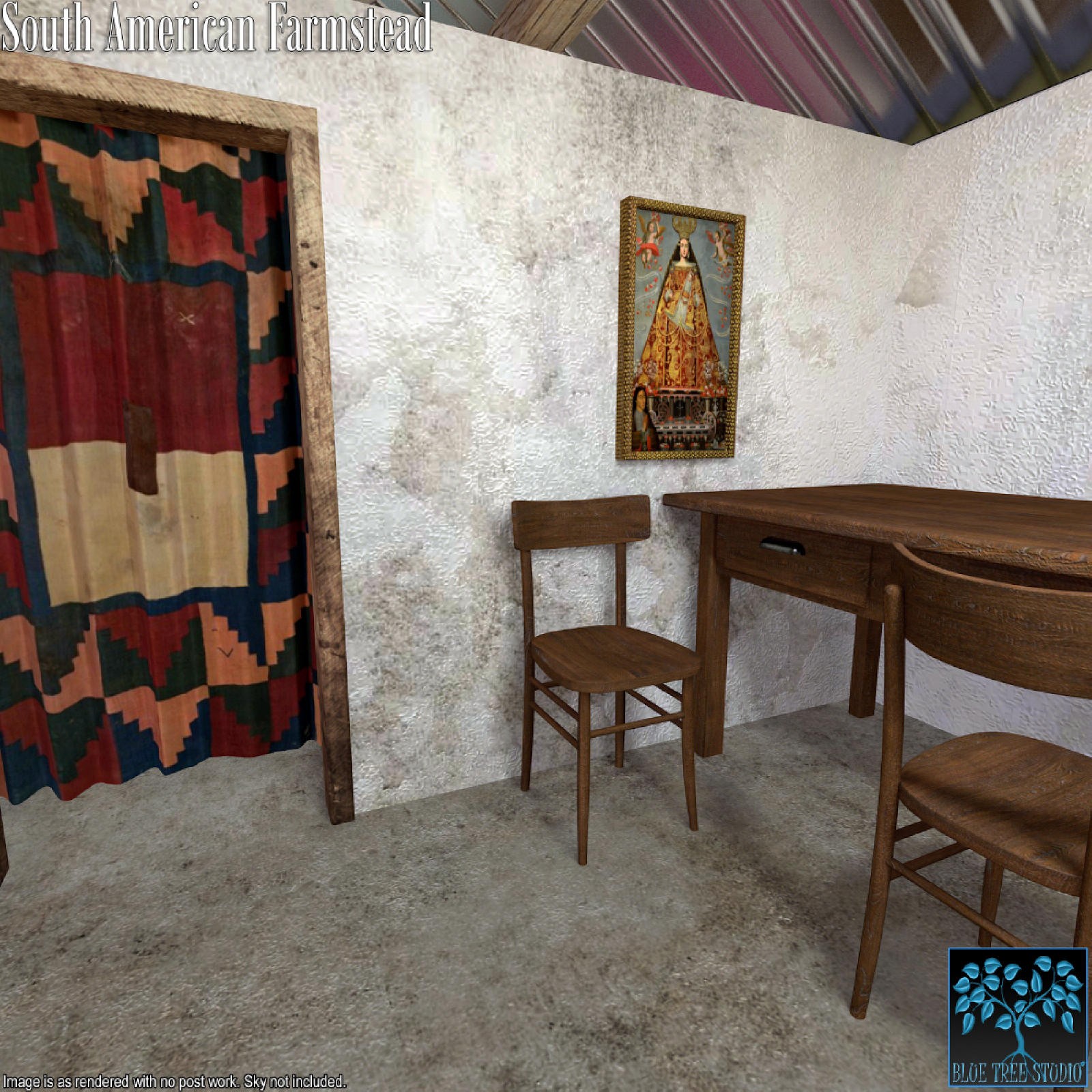 South American Farmstead for Poser by N/A