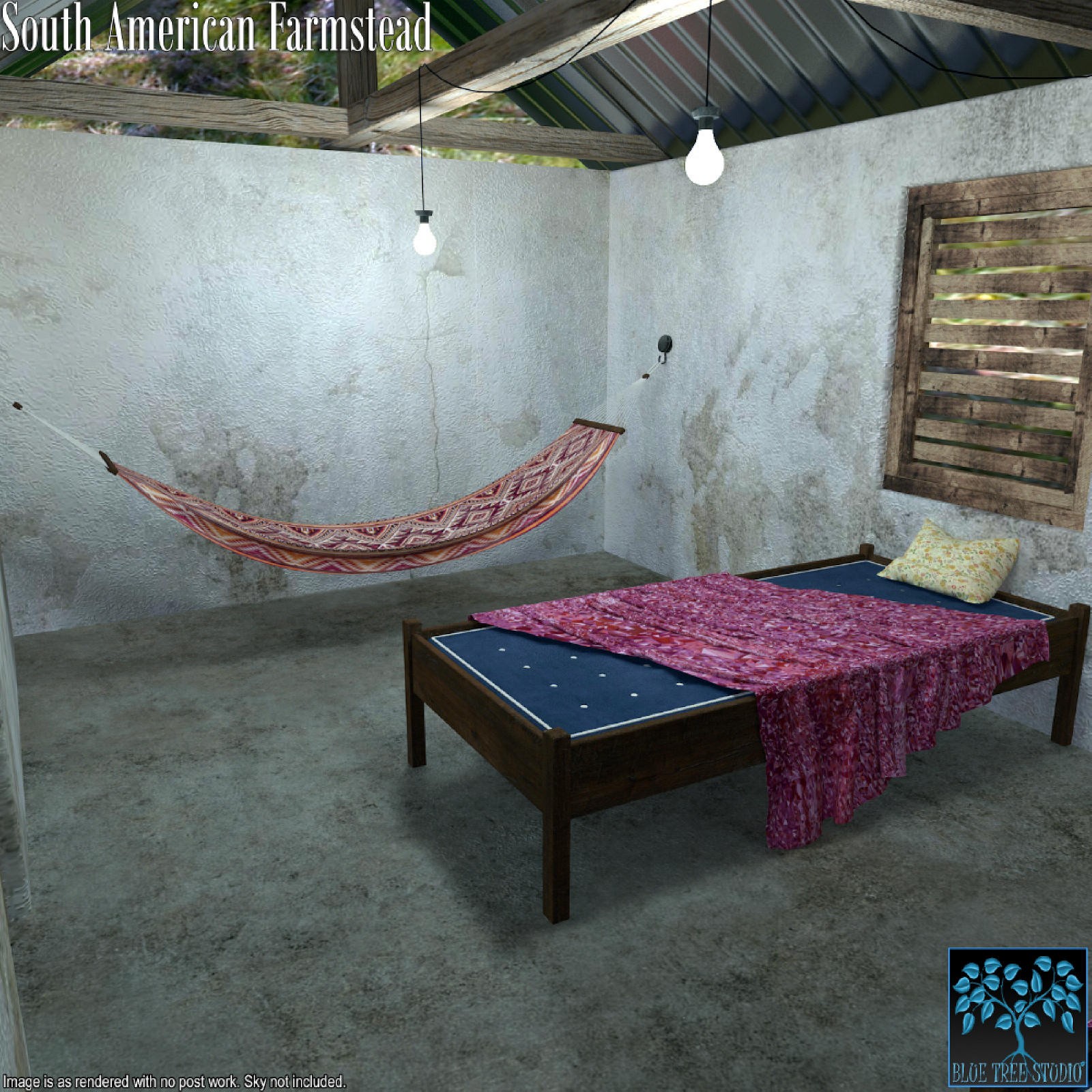 South American Farmstead for Poser by N/A