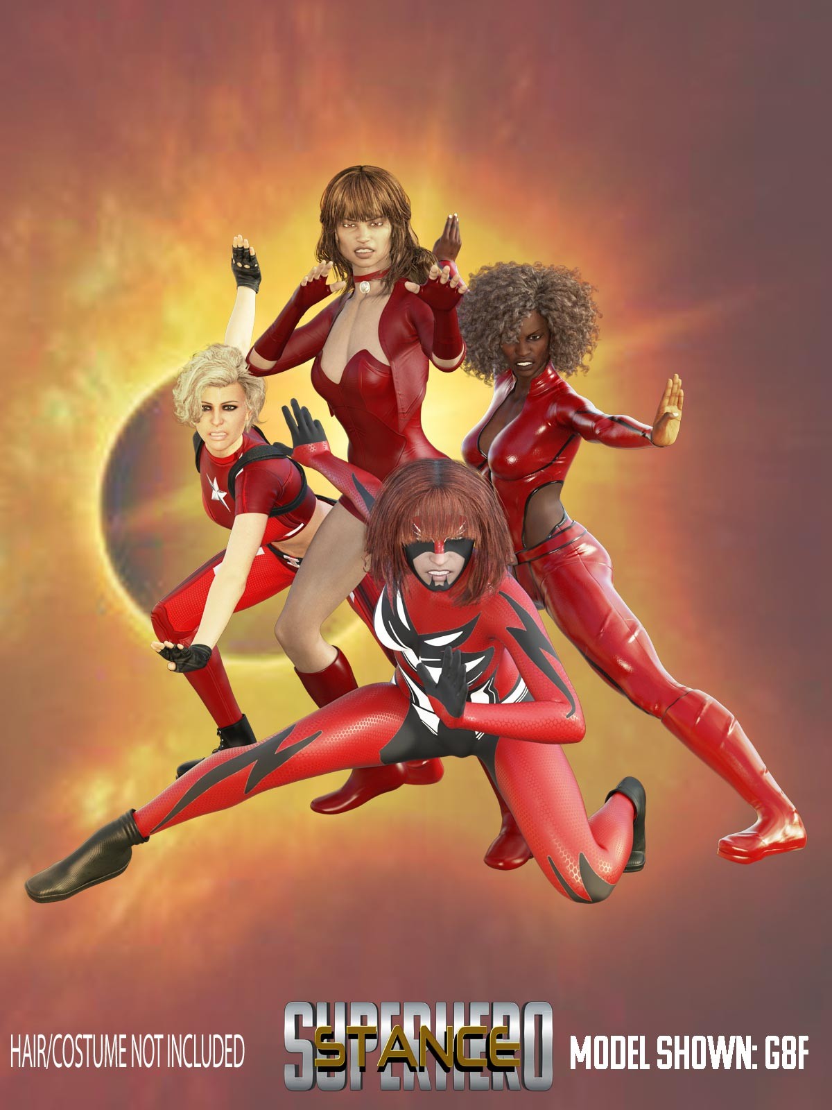 SuperHero Stance for G8F Volume 5 by N/A