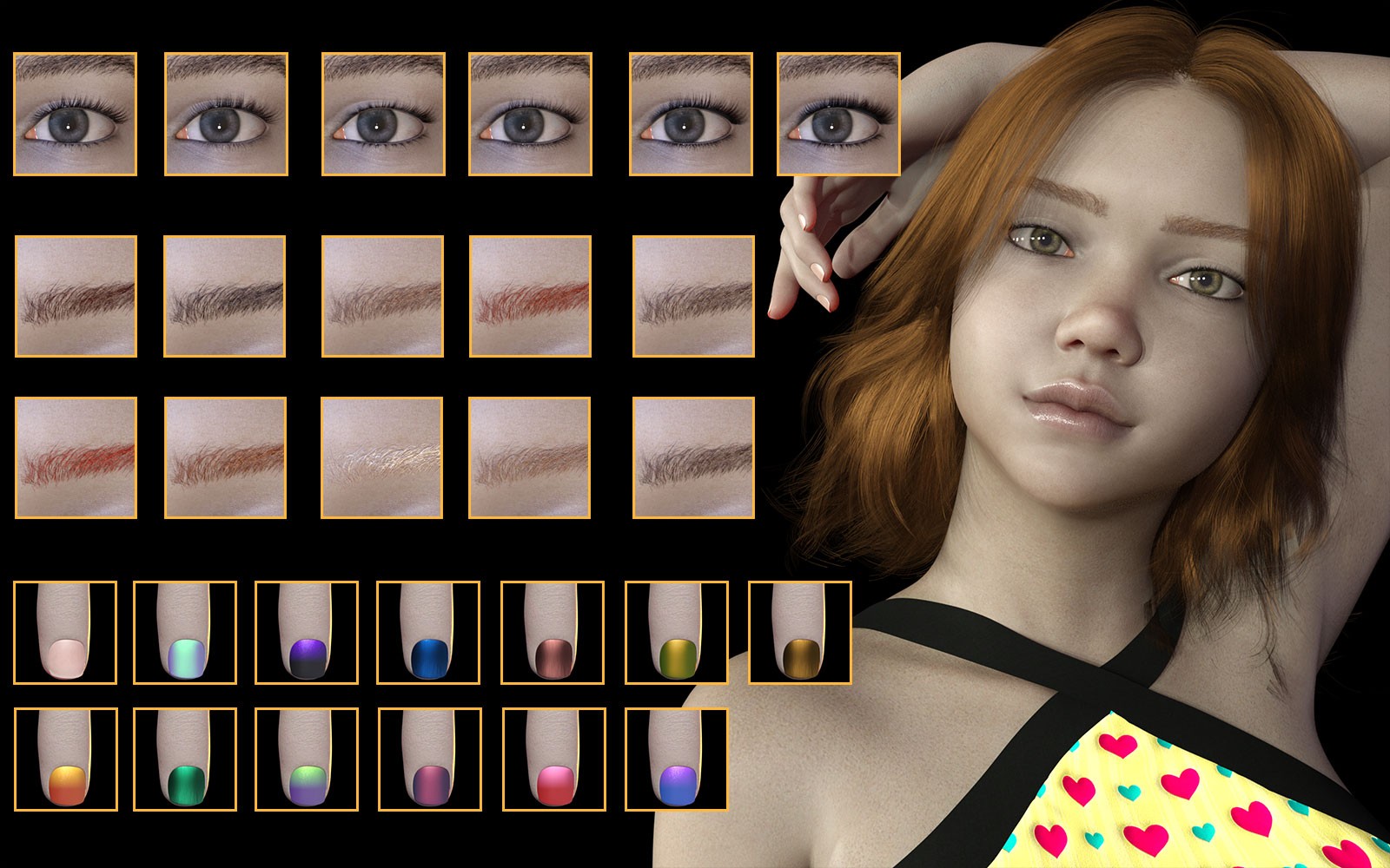 3DL Parker + Outfit for Genesis 8 Females by N/A