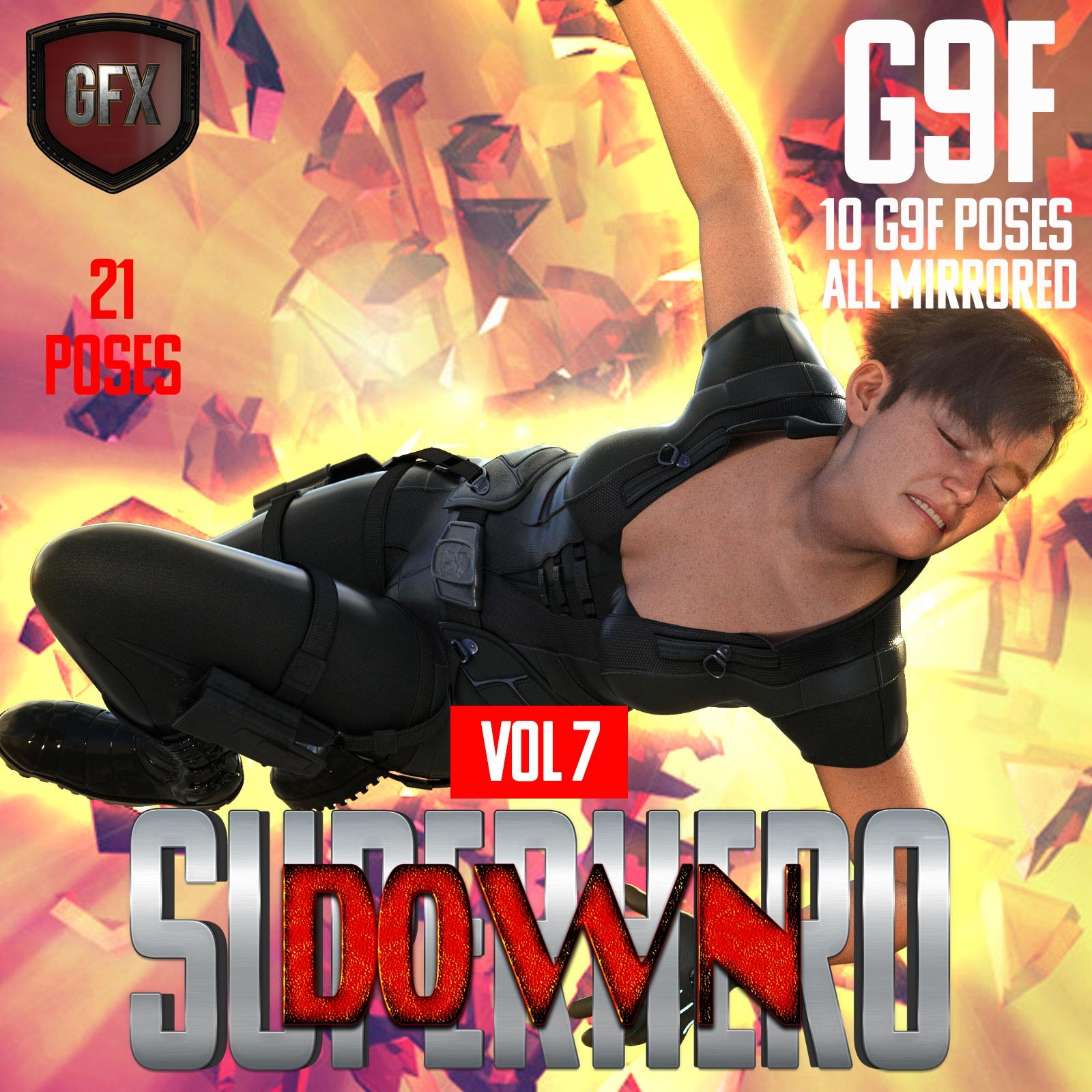 SuperHero Down for G9F Volume 7 by N/A