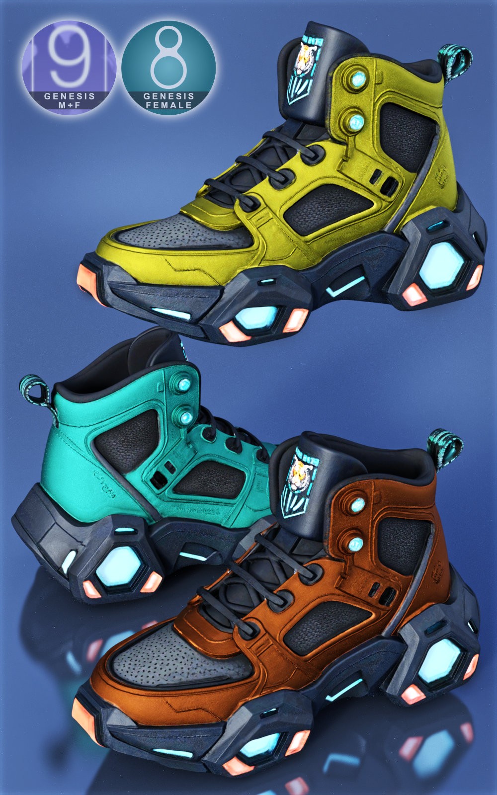Cyber High-Tops Premium Pack by N/A