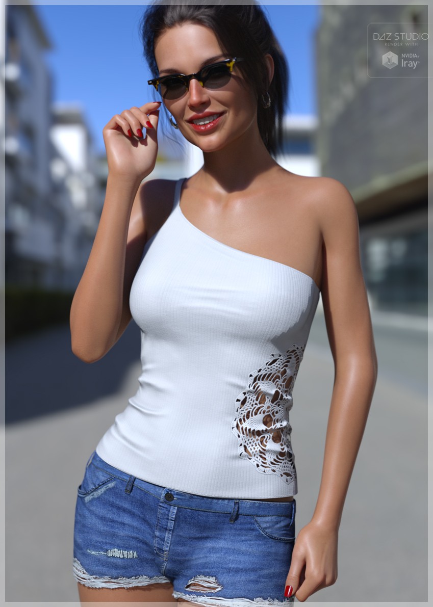 dForce One Shoulder Tank G8G8.1F G9 by N/A