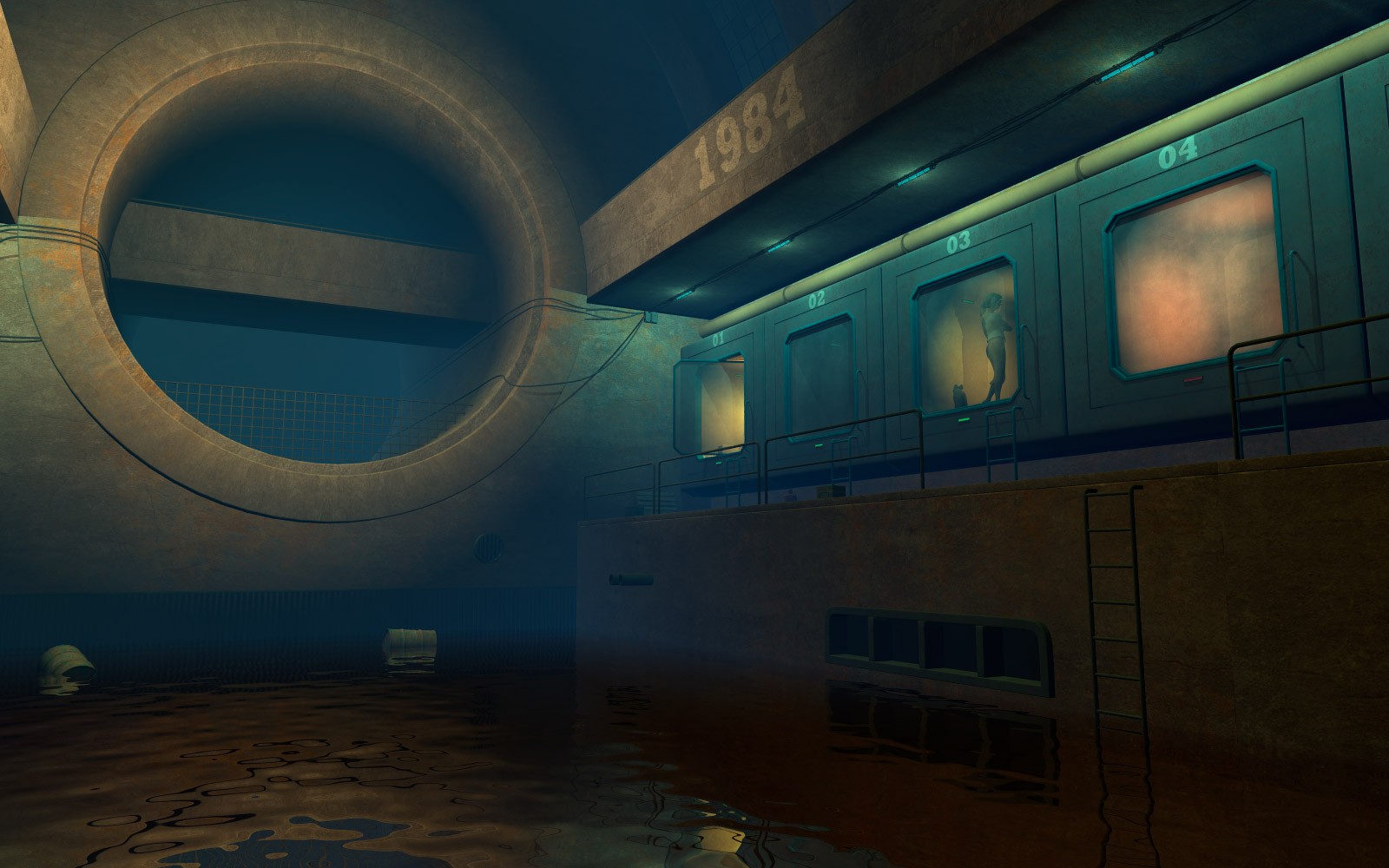 Living capsules set for Poser by N/A