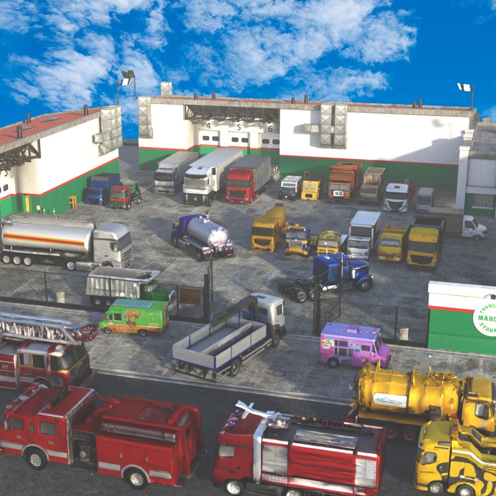 30 LowRez-Trucks for Daz Studio by N/A