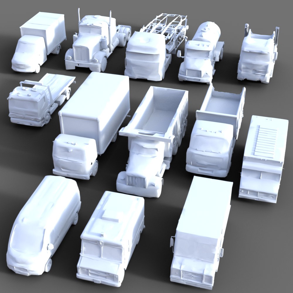 30 LowRez-Trucks for Daz Studio by N/A