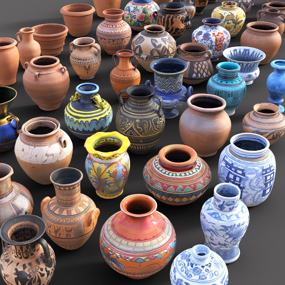 Ancient Jar Collection for Daz Studio by N/A
