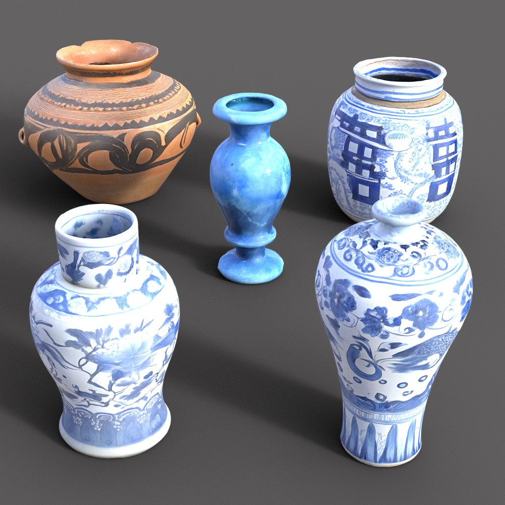 Ancient Jar Collection for Daz Studio by N/A