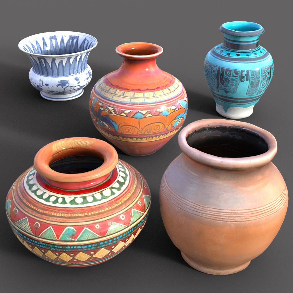 Ancient Jar Collection for Daz Studio by N/A