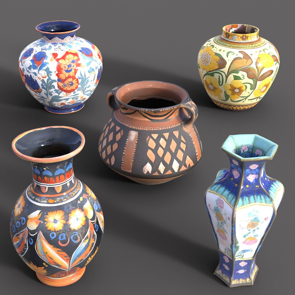 Ancient Jar Collection for Daz Studio by N/A