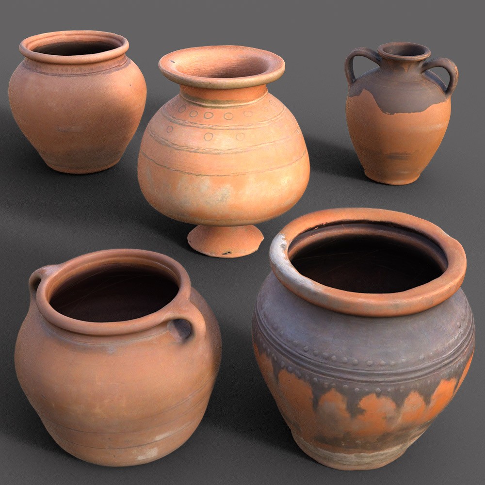 Ancient Jar Collection for Daz Studio by N/A