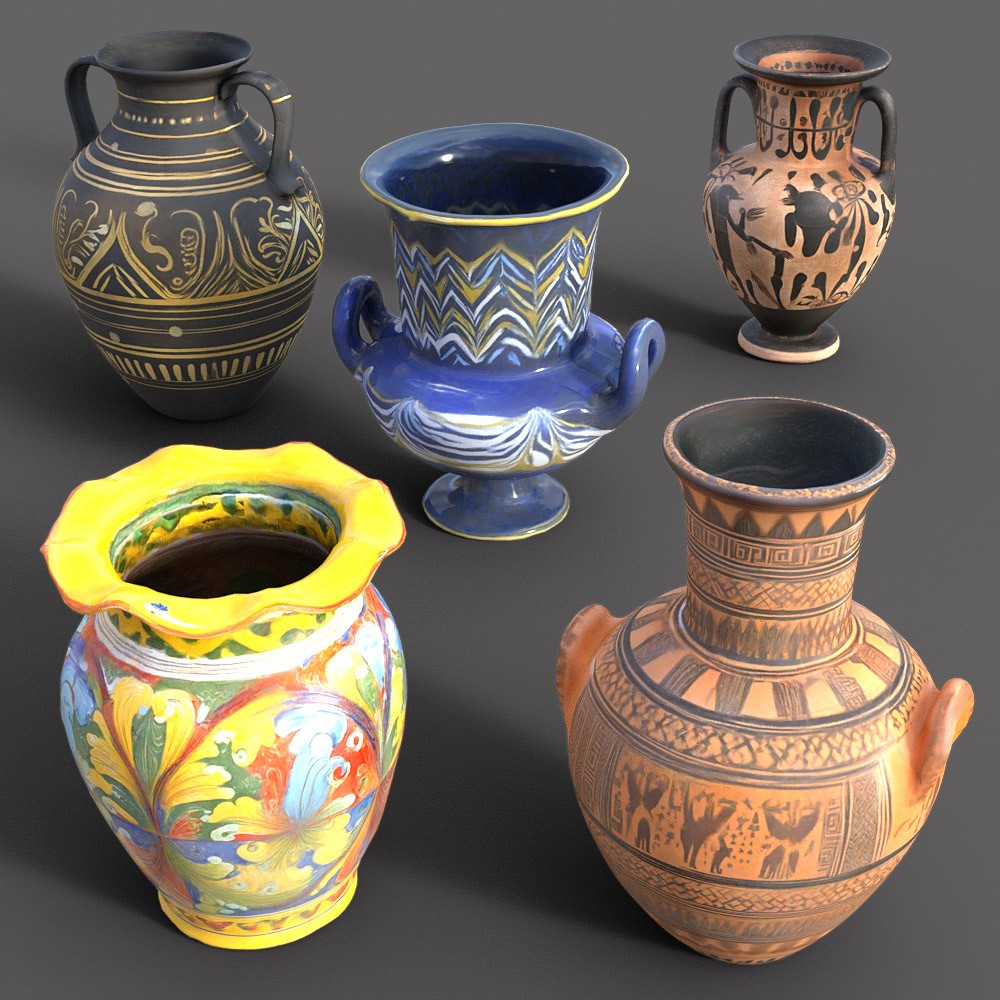 Ancient Jar Collection for Daz Studio by N/A