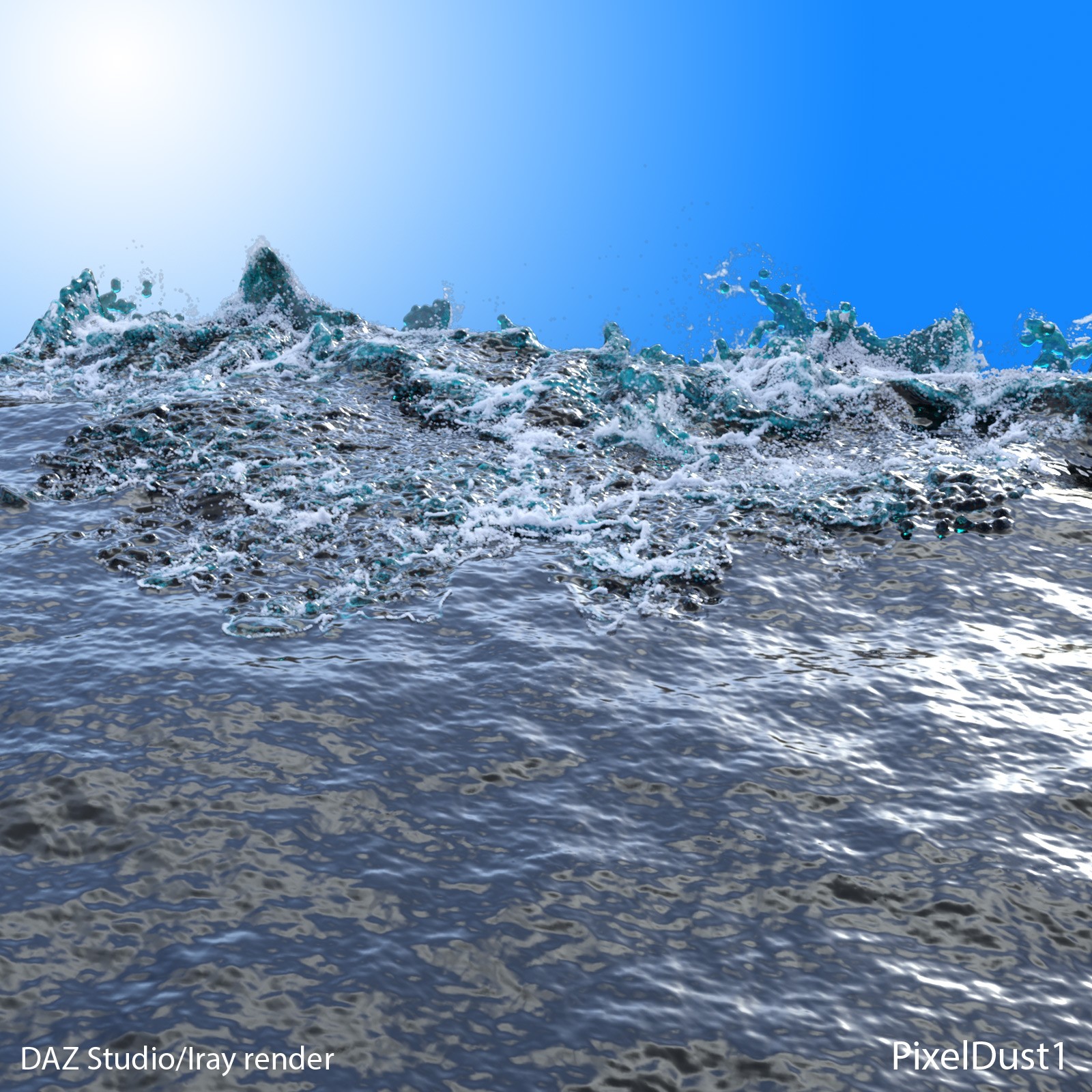 Running In Water 5 by N/A