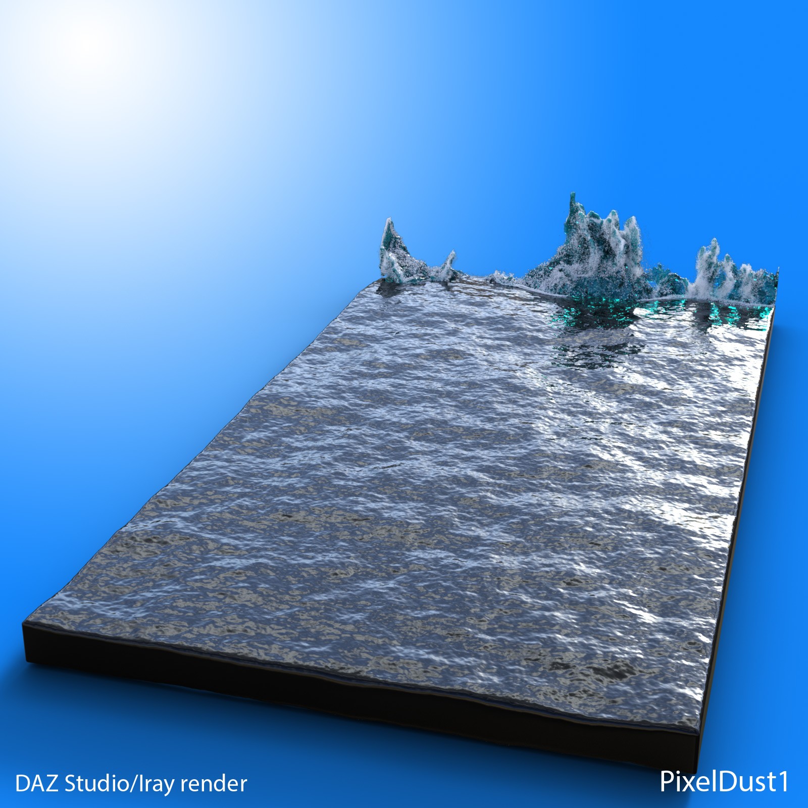 Running In Water 5 by N/A