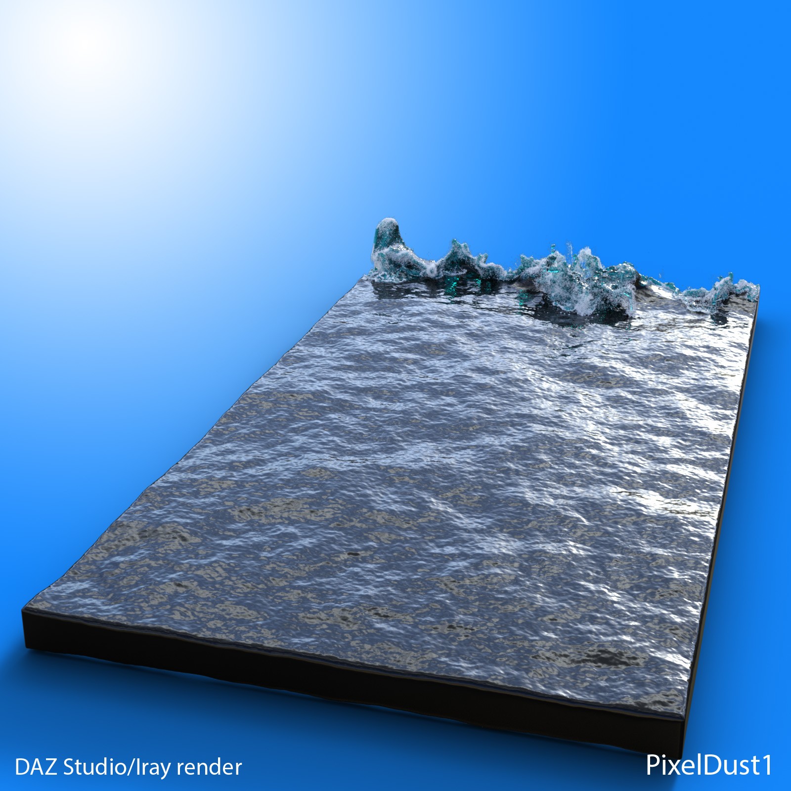 Running In Water 5 by N/A