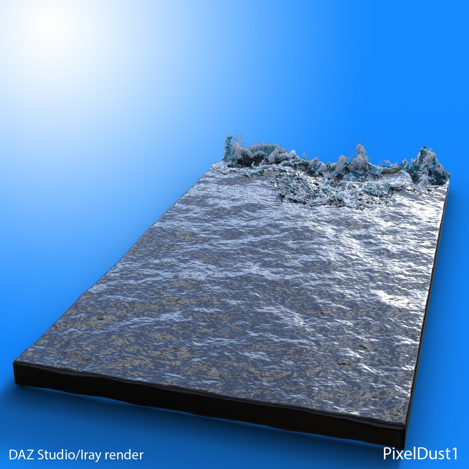 Running In Water 5 by N/A
