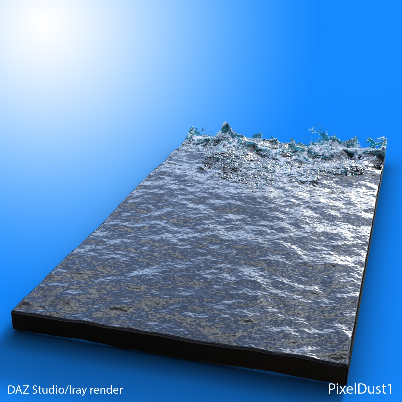 Running In Water 5 by N/A
