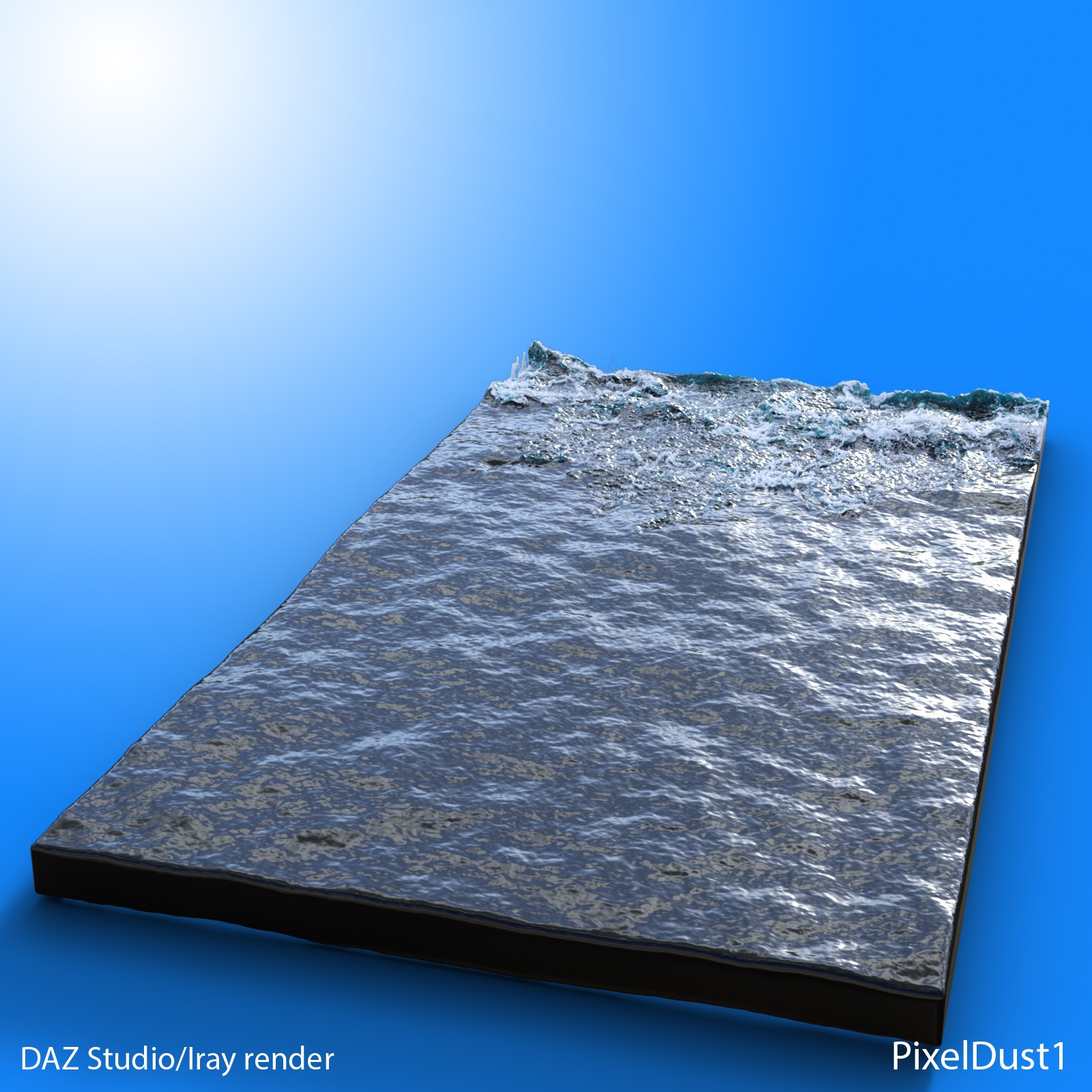Running In Water 5 by N/A
