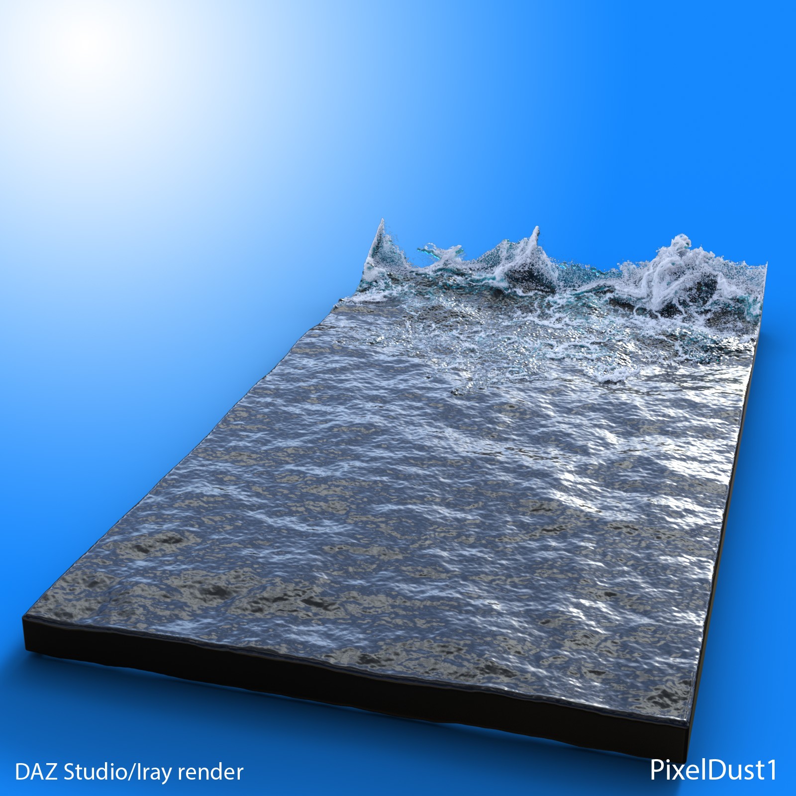 Running In Water 5 by N/A