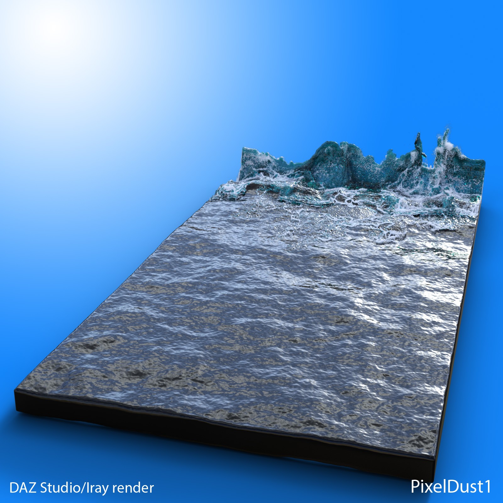 Running In Water 5 by N/A