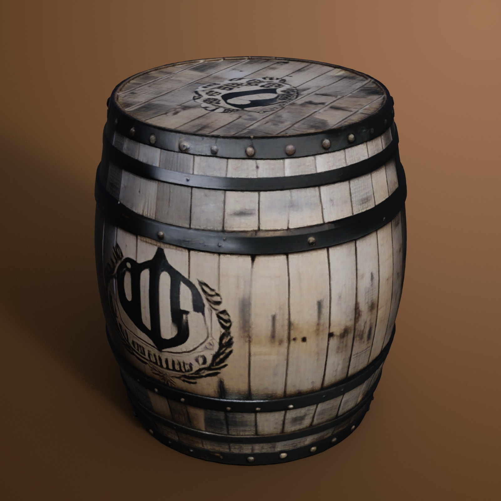 Wooden Barrels 3 by N/A